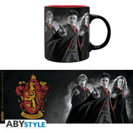 MER TAZA: HARRY POTTER HARRY-RON-HERMIONE NEGRA