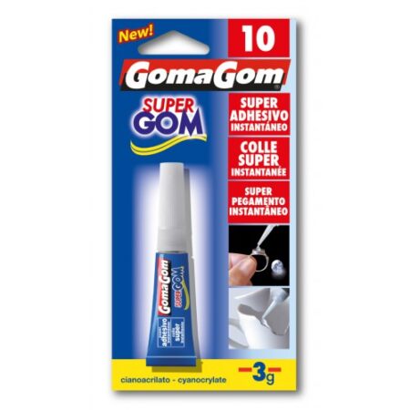 ACC PEGAMENTO INSTANTANEO CIANOCRI Nº10, GOMAGOM, 3G.