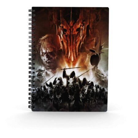 MER LIBRETA: EFECTO 3D EJERCITO MORDOR EL SEÑOR DE LOS ANILLOS