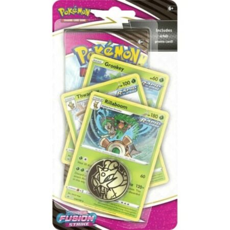 JCC POKEMON ESPADA Y ESCUDO GOLPE FUSION: CHECKLANE BLISTER - RILLABOOM INGLES