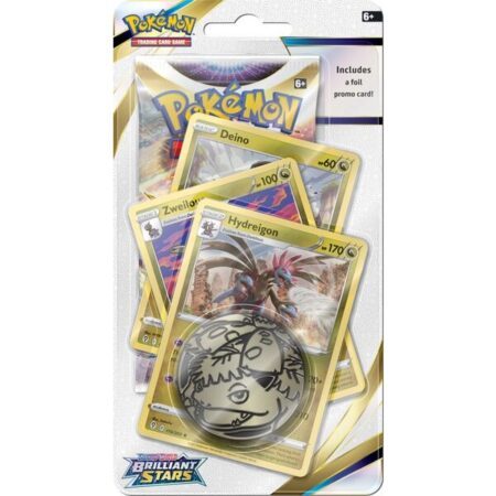 JCC POKEMON ASTROS BRILLANTES: CHECKLANE BLISTER PREMIUM HYDREIGON - INGLES