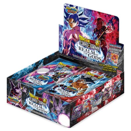 JCC DRAGON BALL CARD GAMES: REALM OF THE GODS - BOOSTER BOX - INGLES