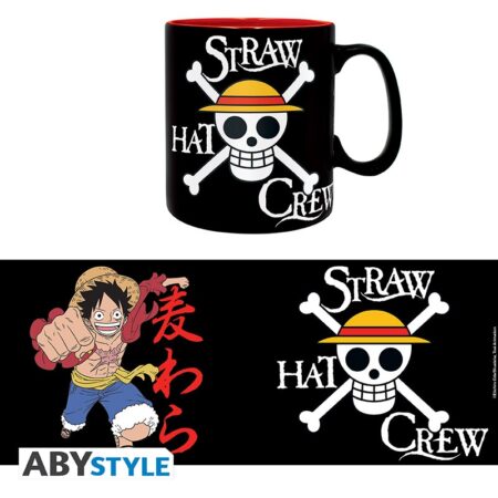 MER TAZA: ONE PIECE MUG 460ML LUFFY & SKULL