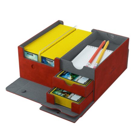 ACC GAMEGENIC CARDS DECK BOX LAIR 600+ RED