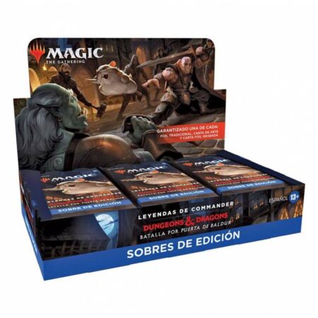 JCC MAGIC LEYENDAS DE COMMANDER: BATALLA POR PUERTA DE BALDUR: CAJA DE SOBRES EDICION ESPAÑOL