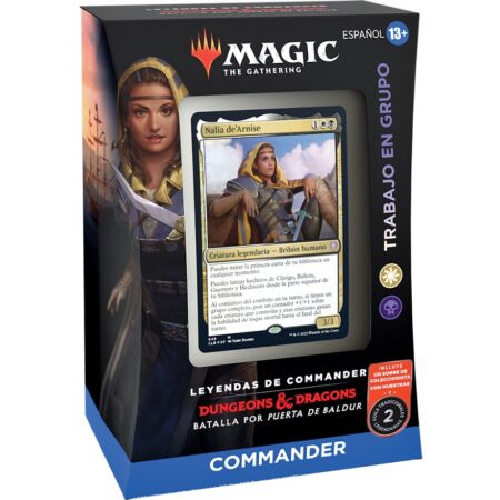JCC MAGIC LEYENDAS DE COMMANDER: MAZO COMMANDER - TRABAJO EN GRUPO