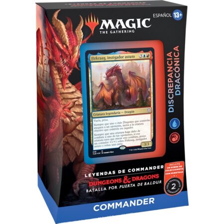 JCC MAGIC LEYENDAS DE COMMANDER: MAZO COMMANDER - DISCREPANCIA DRACONICA