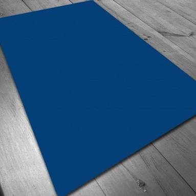 ACC TAPETE NEOPRENO - AZUL LISO 140X80CM