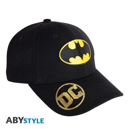 MER GORRA: DC COMICS BLACK BATMAN LOGO