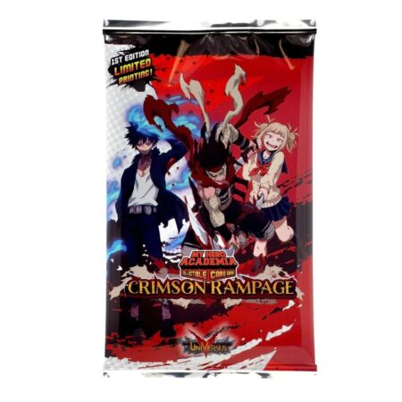 JCC MY HERO ACADEMIA CARD GAME: SERIE 02 CRIMSON RAMPAGE: SOBRE - INGLES
