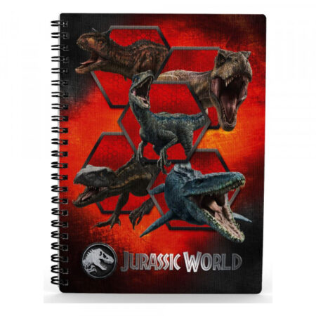 MER LIBRETA: JURASSIC WORLD EFECTO 3D CARNIVOROUS JURASSIC WORLD