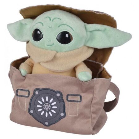 MER PELUCHE: STAR WARS BABY YODA EN BOLSO THE MANDALORIAN 25CM