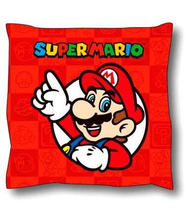 MER COJIN: NINTENDO MARIO BROS ROJO 40CM
