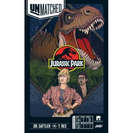 JGM UNMATCHED BATTLE OF LEGENDS: JURASSIC PARK PARK DR SATTLER VS T-REX - INGLES