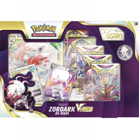 JCC POKEMON COLECCION PREMIUM ZOROARK DE HISUI V-ASTRO