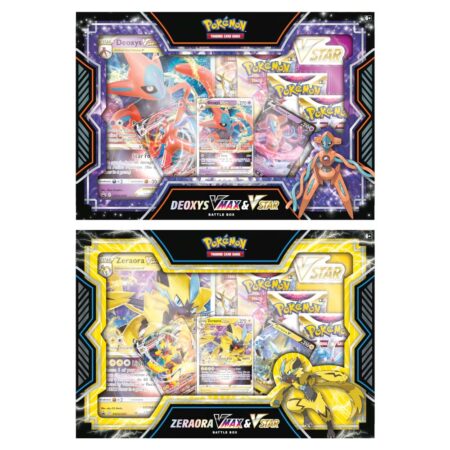 JCC POKEMON: BATTLE BOX DEOXYS/ZERAORA VMAX & V-ASTRO - INGLES