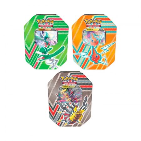 JCC POKEMON LATAS HIDDEN POTENTIAL TIN GALLADE V / GIRATINA V / ROTTOM V - INGLES (ALEATORIA)