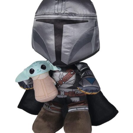 MER PELUCHE: STAR WARS MANDALORIAN AND CHILD 25CM