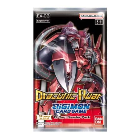 JCC DIGIMON CARD GAMES: EX03 DRACONIC ROAR BOOSTER PACK - INGLES