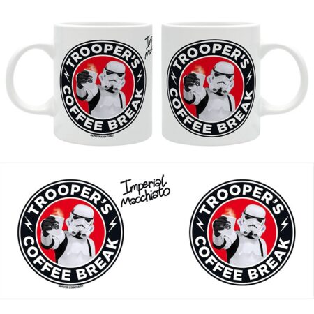 MER TAZA: STAR WARS STORMTROOPERS TROOPERS COFFEE BREAK 320ML