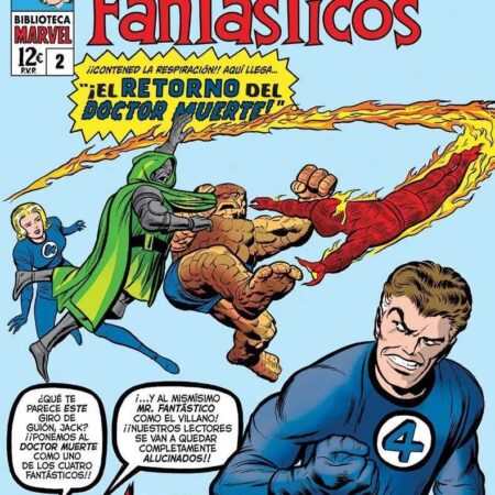 COM BIBLIOTECA MARVEL. LOS 4 FANTASTICOS 02. 1962-63. FANTASTIC FOUR 6-11 USA