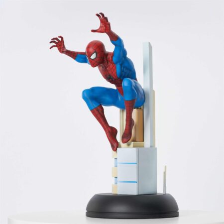 MER FIGURA: SPIDERMAN LEAPING SPIDERMAN EXCLUSIVA 25 ANIVERSARIO SD FIGURA MARVEL GALLERY