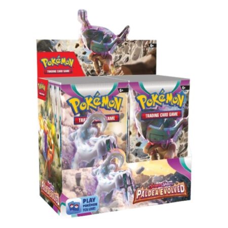 JCC POKEMON EVOLUCIONES EN PALDEA: CAJA DE SOBRE - INGLES