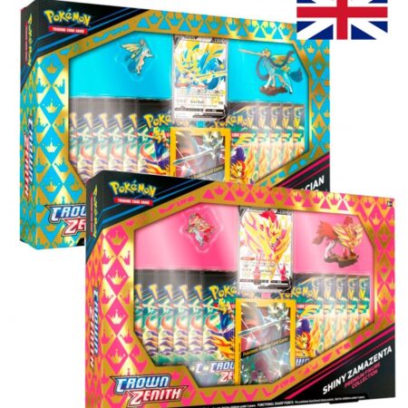 JCC POKEMON CROWN ZENITH SHINY ZAMAZENTA - INGLES