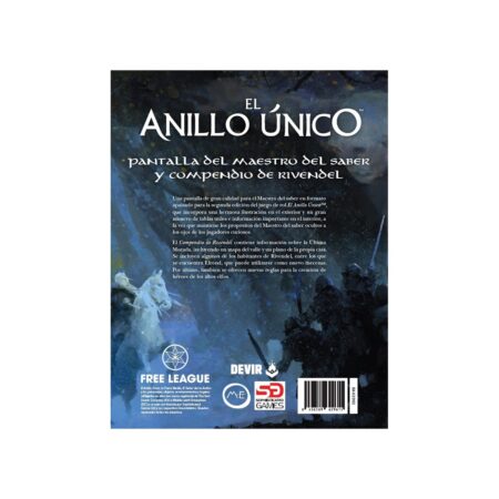 ROL EL ANILLO UNICO SEGUNDA EDICION: PANTALLA DEL MAESTRO DEL SABER + SUPLEMENTO DE RIVENDEL