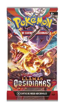 JCC POKEMON ESCARLATA Y PURPURA LLAMAS OBSIDIANAS: SOBRE