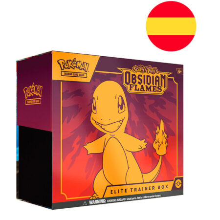 JCC POKEMON ESCARLATA Y PURPURA LLAMAS OBSIDIANAS: CAJA DE ENTRENADOR ELITE