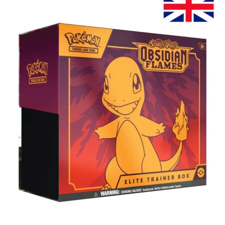 JCC POKEMON ESCARLATA Y PURPURA LLAMAS OBSIDIANAS: CAJA DE ENTRENADOR ELITE - INGLES