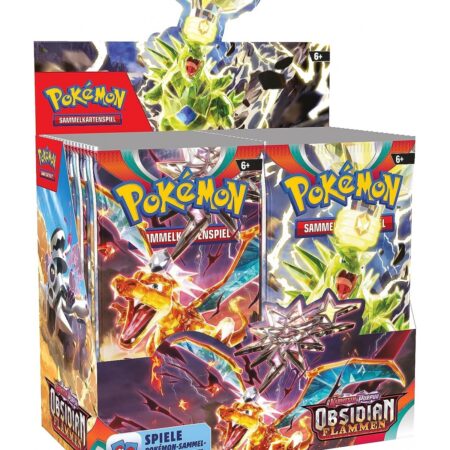 JCC POKEMON ESCARLATA Y PURPURA LLAMAS OBSIDIANAS: CAJA DE SOBRES ESPAÑOL