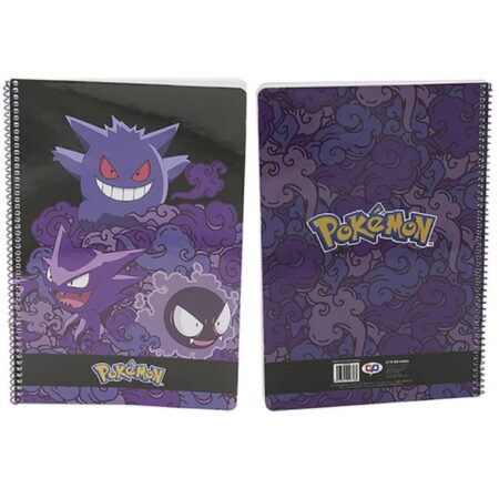 MER LIBRETA: POKEMON GENGAR CUADERNO FOLIO 80 HOJAS