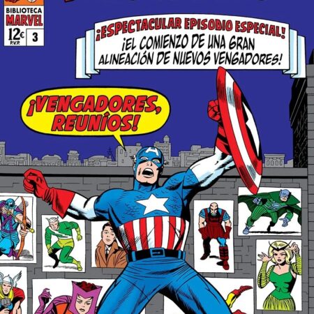 COM BIBLIOTECA MARVEL 29 LOS VENGADORES 03 1965