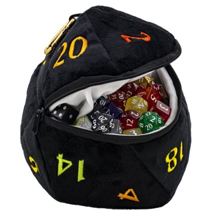 ACC BOLSA DADOS: ULTRA PRO BLACK AND RAINBOW D20