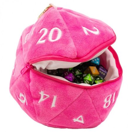 ACC BOLSA DADOS: ULTRA PRO HOT PINK D20