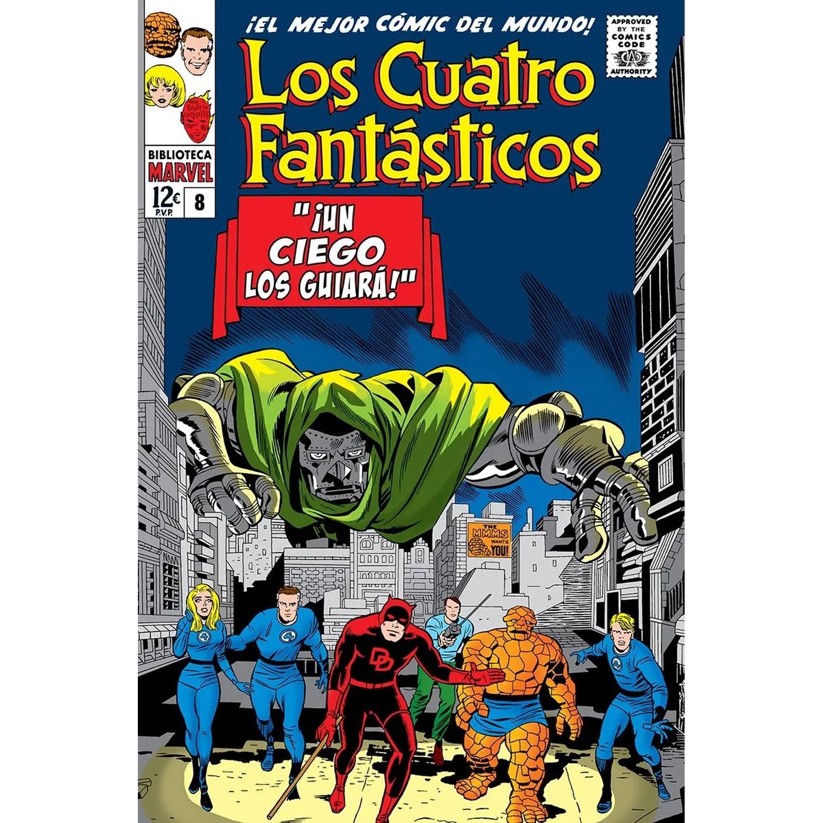 COM BIBLIOTECA MARVEL 31. LOS 4 FANTASTICOS 08 1965