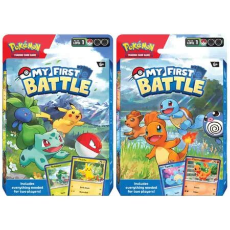 JCC POKEMON MY FIRST BATTLE (PIKACHU & BULBASAUR / CHARMANDER & SQUIRTLE) - INGLES