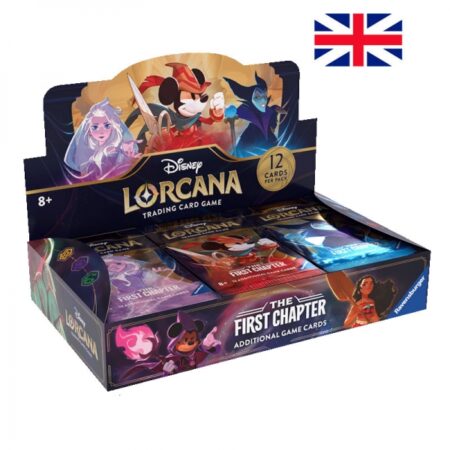 JCC DISNEY LORCANA THE FIRST CHAPTER: BOOSTR BOX (24 PACKS) - INGLES
