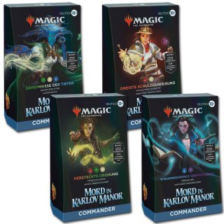 JCC MAGIC ASESINATOS EN LA MANSION KARLOV: COMMANDER DECK - INGLES
