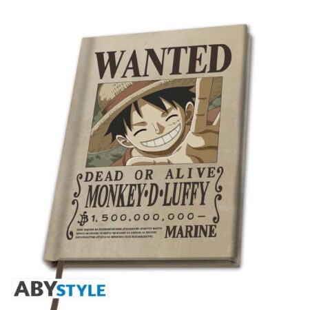 MER LIBRETA: ONE PIECE WANTED LUFFY A5