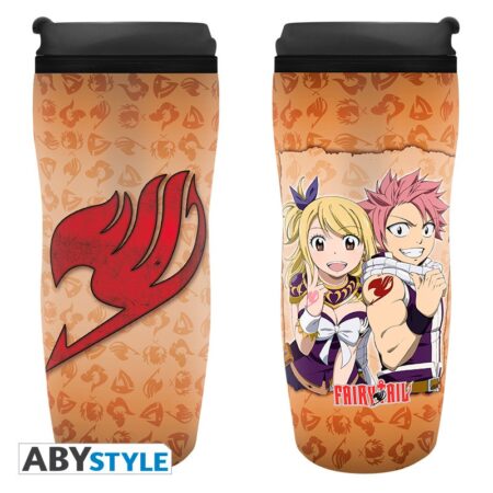 MER VASO: FAIRY TAIL LUCY, NATSU & EMBLEMA
