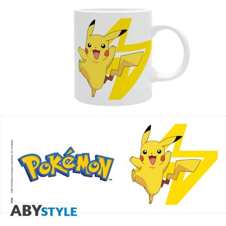 MER TAZA: POKEMON LOGO & PIKACHU 320ML