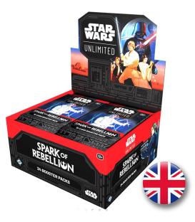 JCC STAR WARS UNLIMITED: LA CHISPA DE LA REBELION CAJA DE SOBRE (24UND) - INGLES