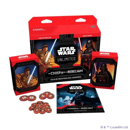 JCC STAR WARS UNLIMITED: LA CHISPA DE LA REBELION CAJA DE INICIO