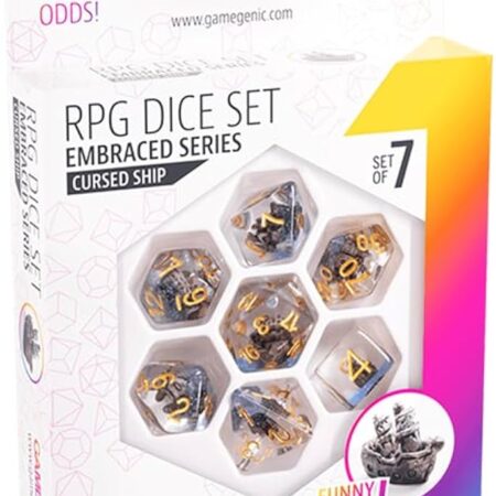 ACC SET DADOS: CURSED SHIP RPG DICE SET (7PCS)