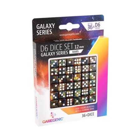 ACC SET DADOS: MARS D6 DICE SET 12 MM (36 PCS)