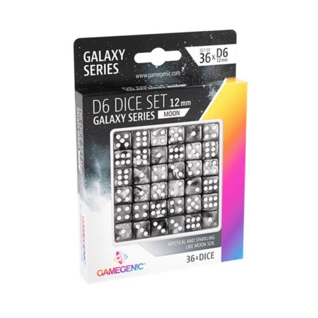 ACC SET DADOS: MOON D6 DICE SET 12 MM (36 PCS)