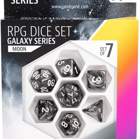 ACC SET DADOS: MOON RPG DICE SET (7PCS)